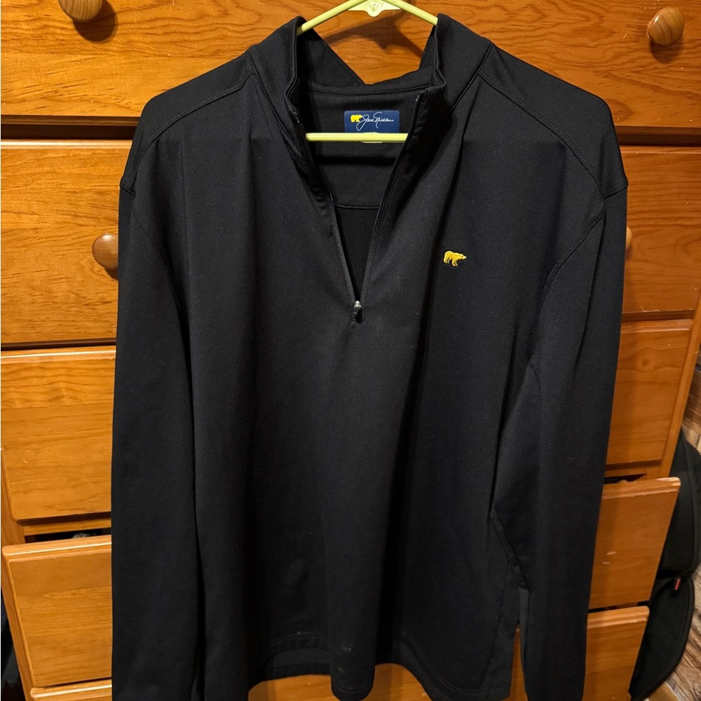 Jack Nicklaus Black Quarter-Zip Pullover